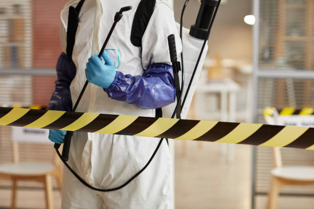 Professional Infectious Disease Decontamination technician working in Highland Park, TX